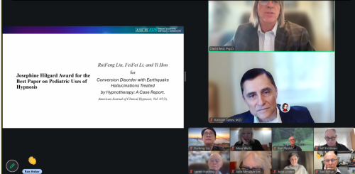 喜報｜我院劉瑞峰博士研究生斬獲國際頂級學術獎項Josephine Hilgard Award（約瑟夫・希爾加德獎）  實現中國臨床催眠學界零的突破